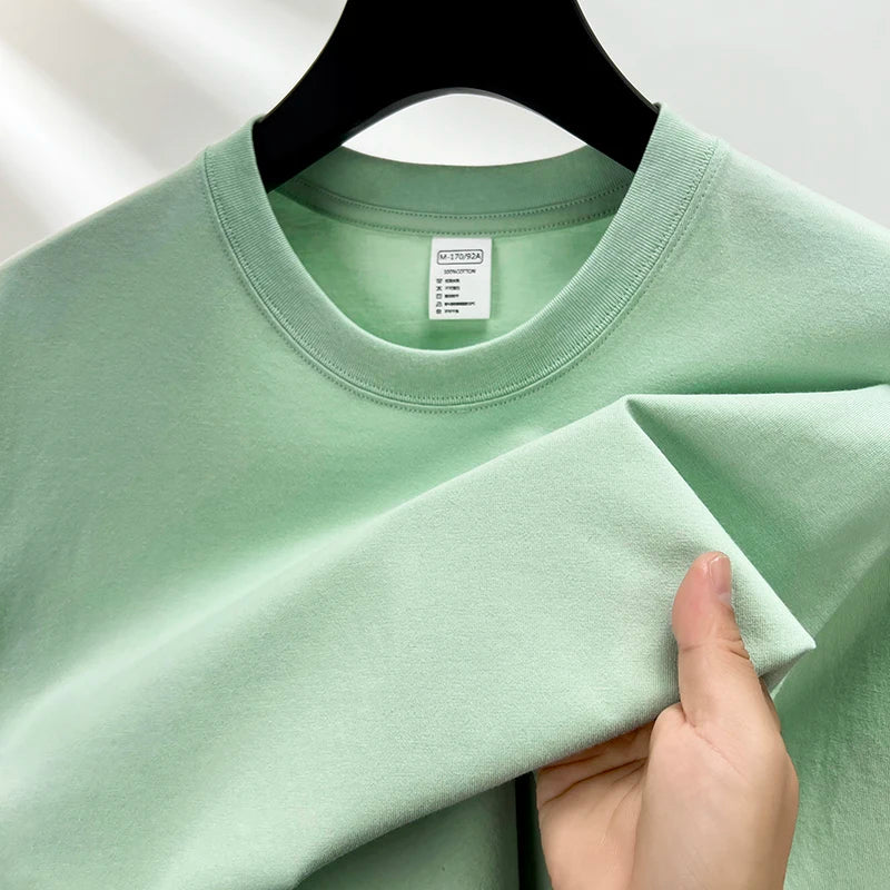 Elevate Your Summer Wardrobe with Our 100% Pure Cotton Short Sleeve T-Shirt for Men - Breathable, Casual Style!