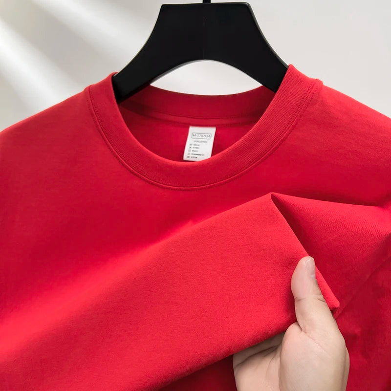 Elevate Your Summer Wardrobe with Our 100% Pure Cotton Short Sleeve T-Shirt for Men - Breathable, Casual Style!