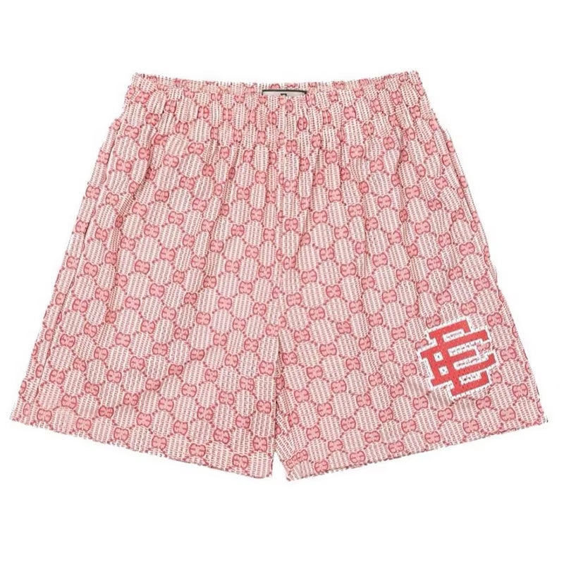 Men's Premium Floral Print Mesh Gym Shorts for Summer Comfort