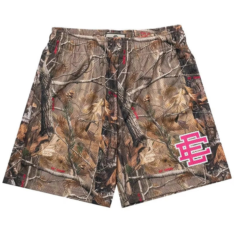 Men's Premium Floral Print Mesh Gym Shorts for Summer Comfort