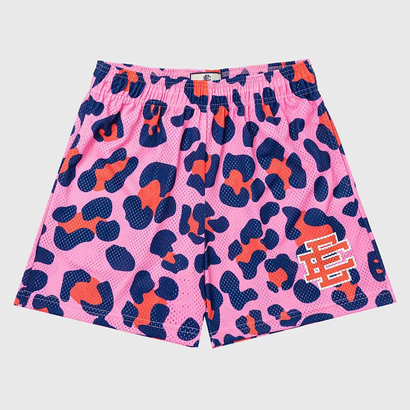 Men's Premium Floral Print Mesh Gym Shorts for Summer Comfort