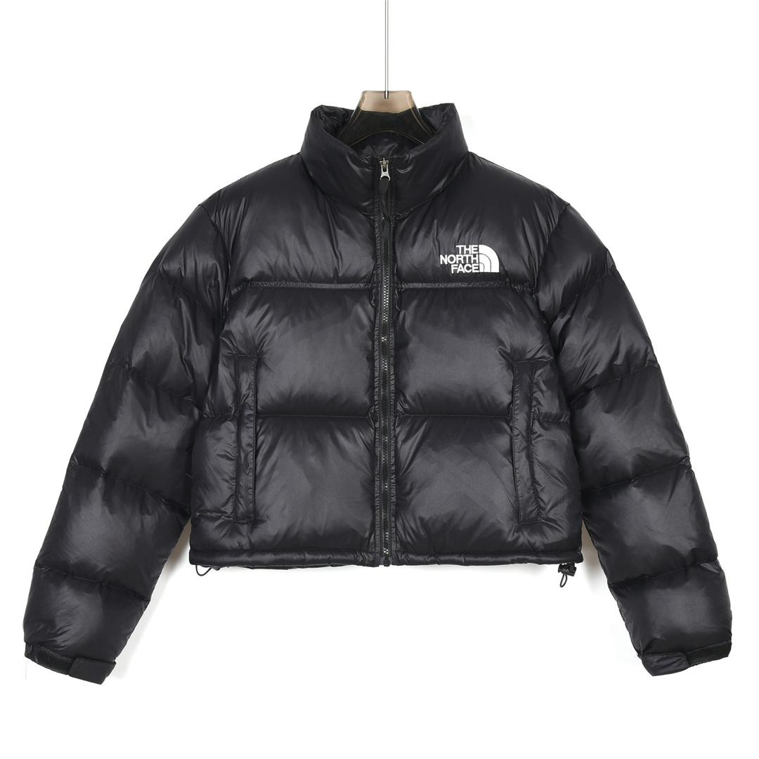 The North Face Cropped Black Puffer Jacket