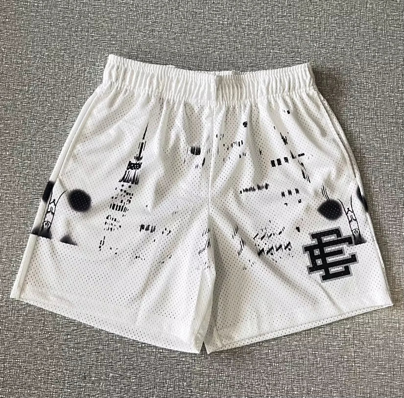 Men's Premium Floral Print Mesh Gym Shorts for Summer Comfort
