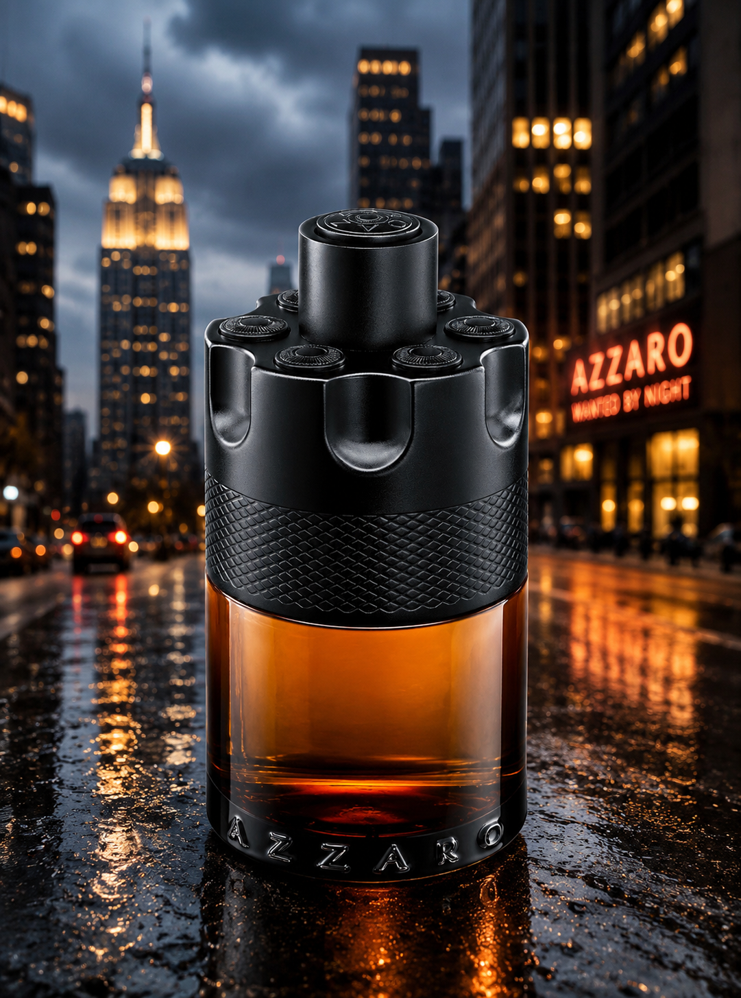 Azzaro The Most Wanted Wanted By Night Eau de Parfum for Men Spray Long Lasting