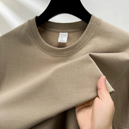 Elevate Your Summer Wardrobe with Our 100% Pure Cotton Short Sleeve T-Shirt for Men - Breathable, Casual Style!