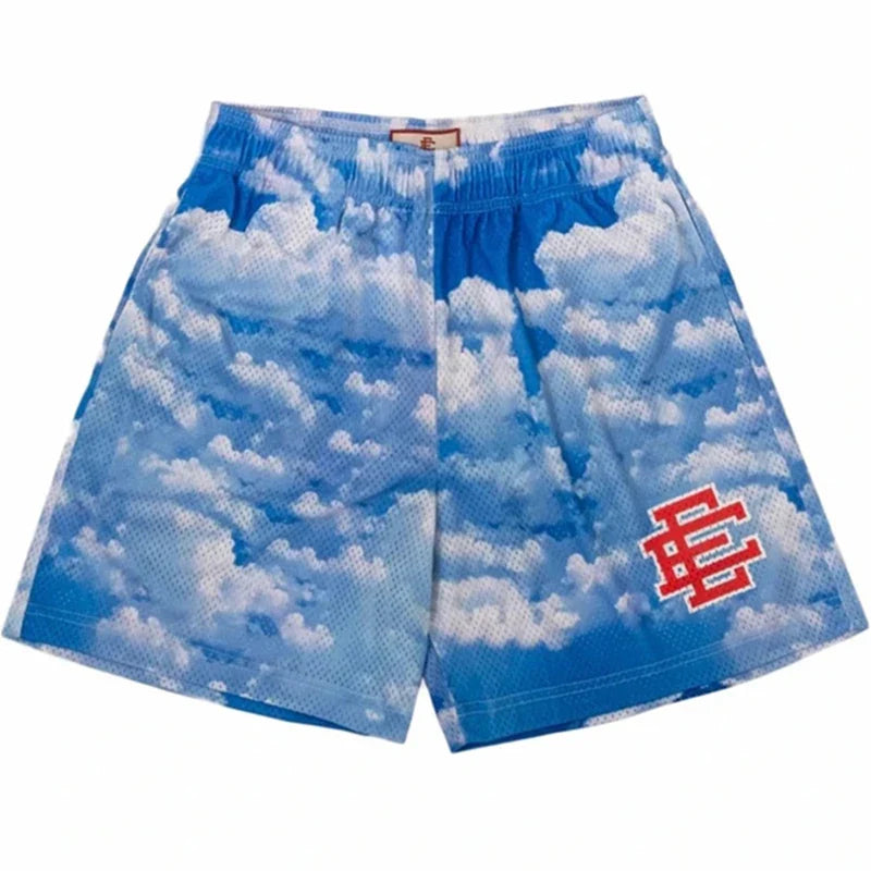 EE Basic Shorts NEW Men'S Casual Shorts Fitness Sports Pants Summer Gym Workout Men Women Classic GYM Mesh Shorts