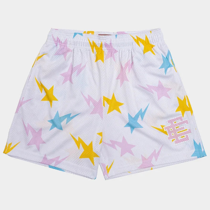 EE Basic Shorts NEW Men'S Casual Shorts Fitness Sports Pants Summer Gym Workout Men Women Classic GYM Mesh Shorts