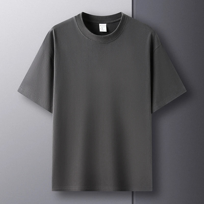 Elevate Your Summer Wardrobe with Our 100% Pure Cotton Short Sleeve T-Shirt for Men - Breathable, Casual Style!