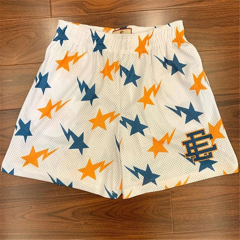 EE Basic Shorts NEW Men'S Casual Shorts Fitness Sports Pants Summer Gym Workout Men Women Classic GYM Mesh Shorts