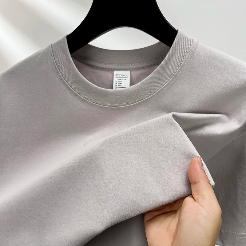 Elevate Your Summer Wardrobe with Our 100% Pure Cotton Short Sleeve T-Shirt for Men - Breathable, Casual Style!