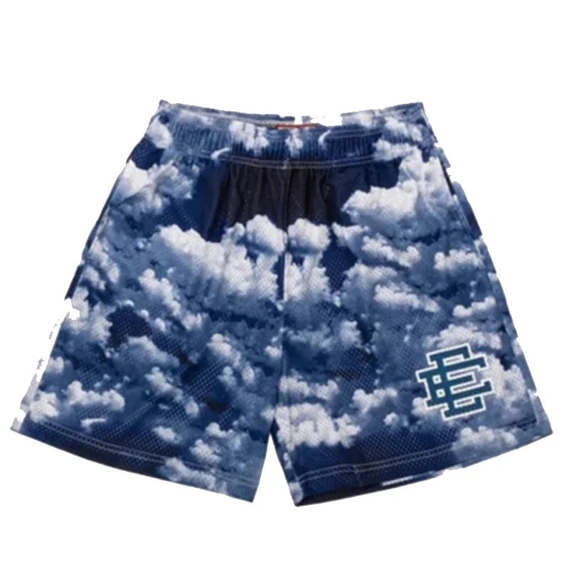 EE Basic Shorts NEW Men'S Casual Shorts Fitness Sports Pants Summer Gym Workout Men Women Classic GYM Mesh Shorts