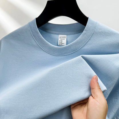 Elevate Your Summer Wardrobe with Our 100% Pure Cotton Short Sleeve T-Shirt for Men - Breathable, Casual Style!