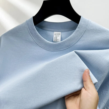 Elevate Your Summer Wardrobe with Our 100% Pure Cotton Short Sleeve T-Shirt for Men - Breathable, Casual Style!