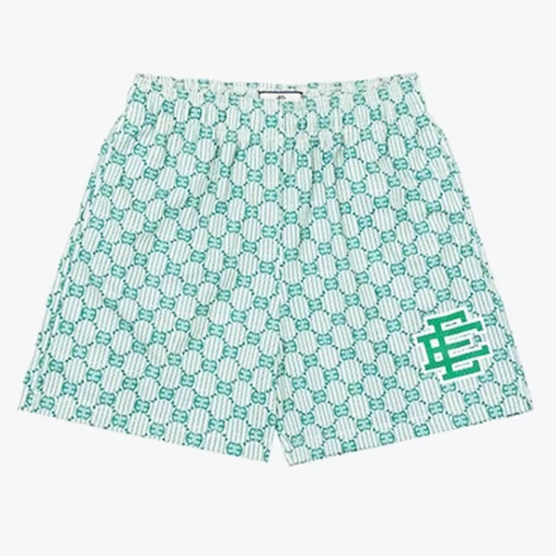 Men's Premium Floral Print Mesh Gym Shorts for Summer Comfort